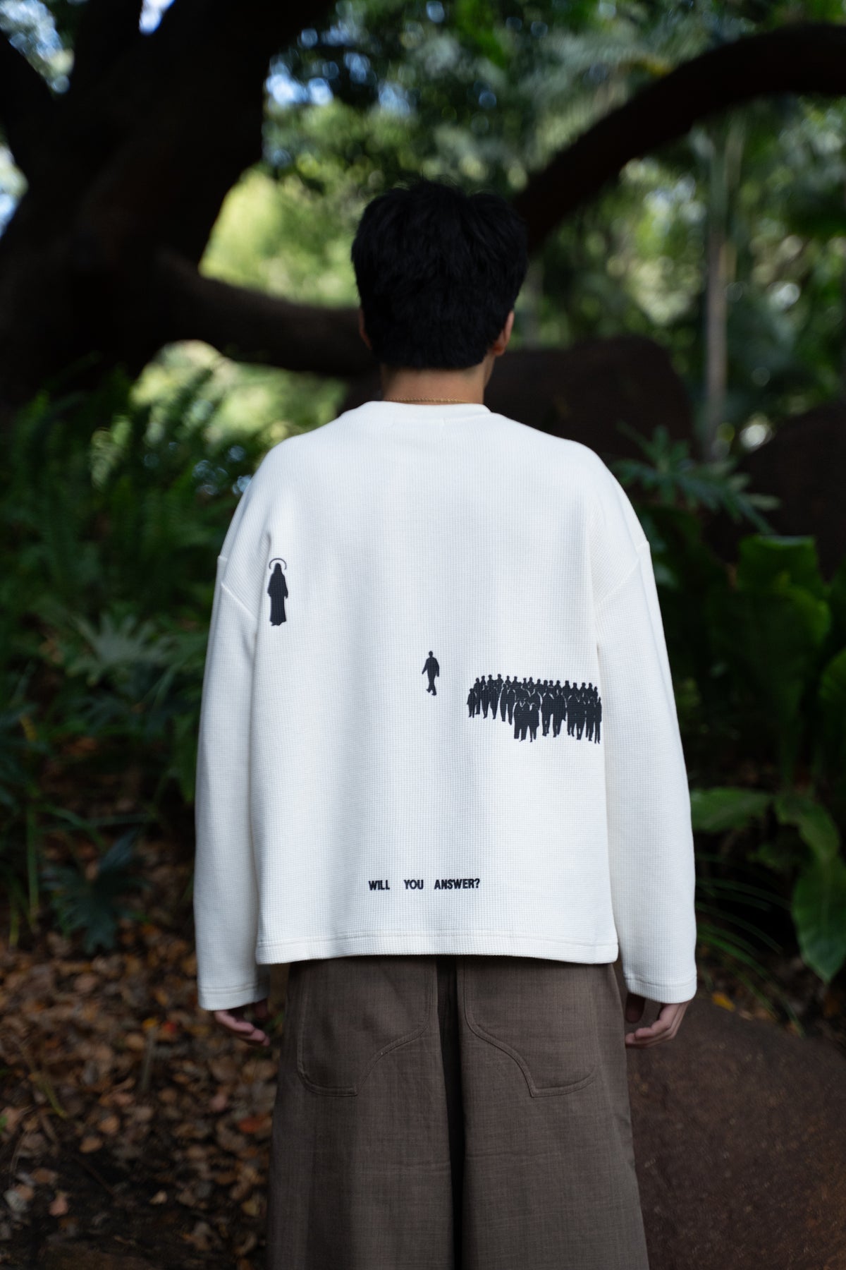 “THE CALL” OFF WHITE Waffle Knit RESTOCK