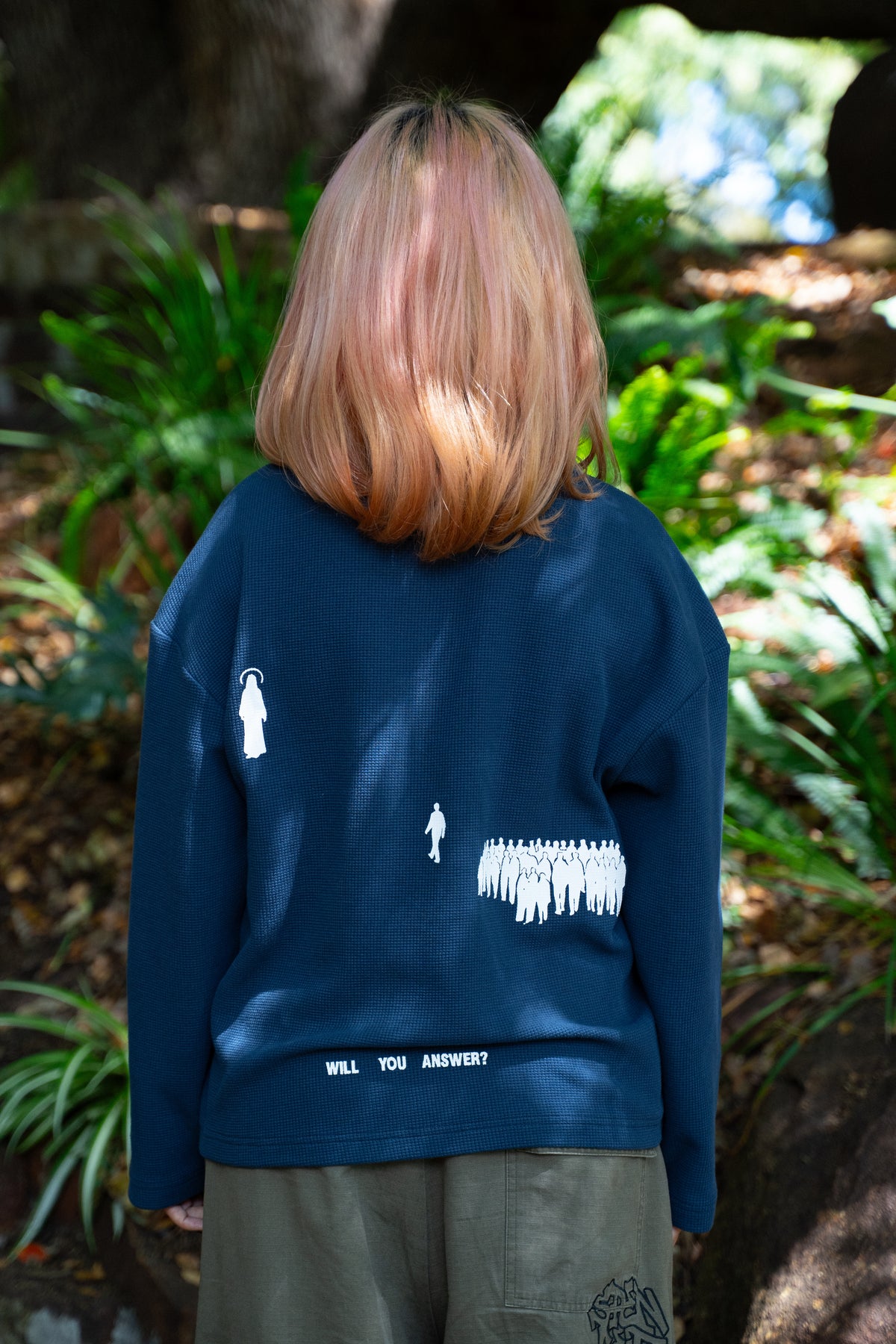 “THE CALL” NAVY BLUE Waffle Knit RESTOCK