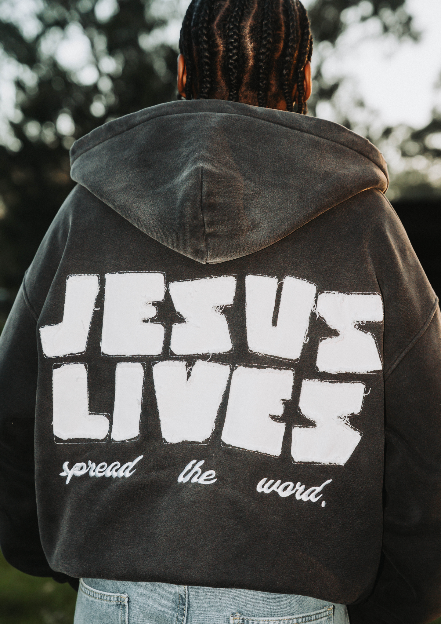 PRE-ORDER  "Jesus Lives" zip up.
