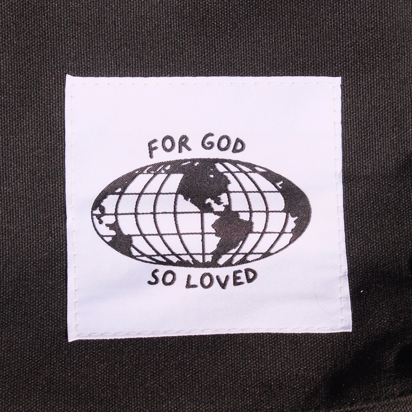 For God loved Tote bag