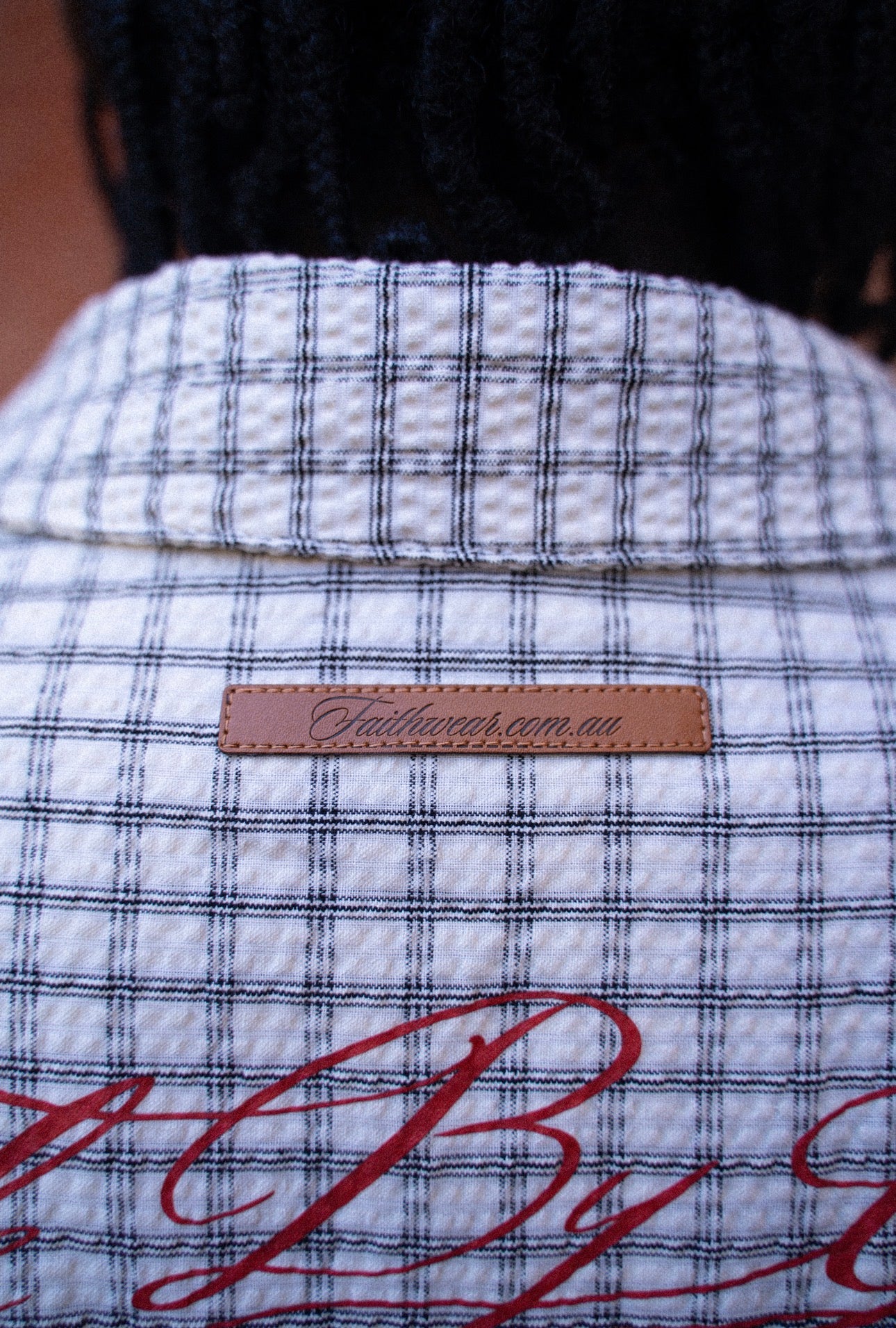 "SAVED BY GRACE" BUTTON UP CREAM