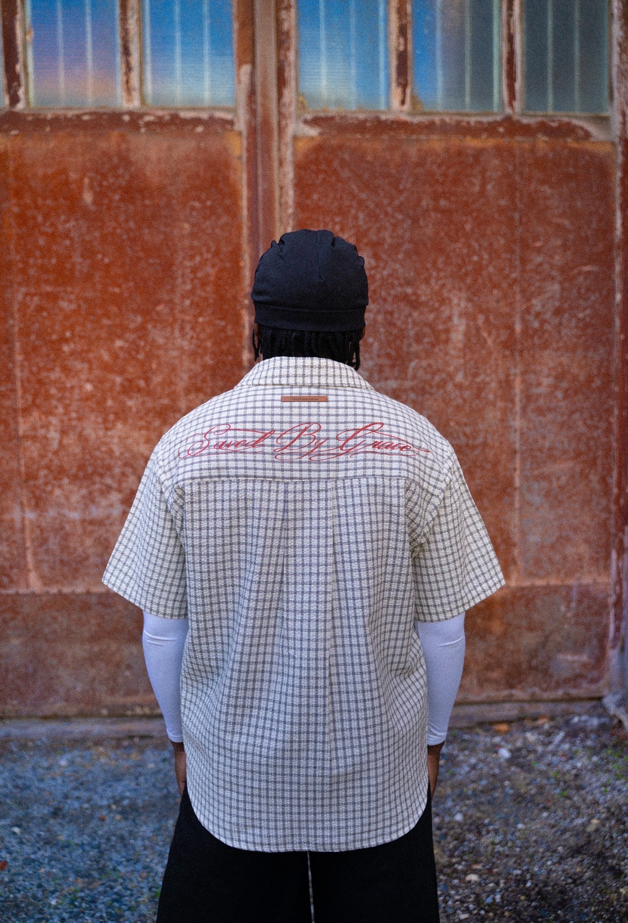 "SAVED BY GRACE" BUTTON UP CREAM