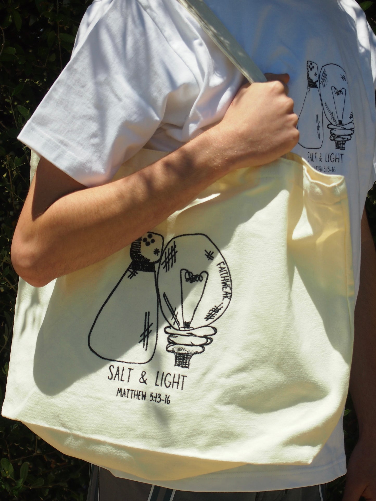 Salt & Light tote bag